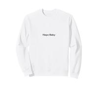 Nepo Baby Trendy White Black HB Sweatshirt
