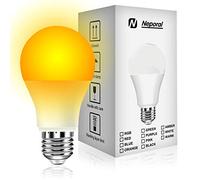 Neporal 9W Night Light Bulbs, Blue Light Blocking Sleep Light Bulbs 1800K, Gentle On Eyes for Sleep and Reading, Soft Warm Light, A19 60W Equivalent, Amber Light Bulbs, 1 Pack