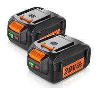NEPOWILL 2 Packs 20V 6.0Ah Replacement Battery for Worx 20V, Compatible with Worx Battery WA3578 WA3575 WA3520 WA3525 Compatible with Worx 20V Cordless Tools WG630, WG322, WG543,