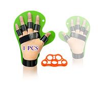 NEPPT Hand Brace Resting Hand Splint Finger Stroke Recovery Equipment Finger Straightener Extender Hand Therapy Equipment with Finger Support (Fit Right or Left Hand)