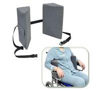 NEPPT Lateral Support for Wheelchair Side Guards Wheelchair Lateral Support Cushion Posture Foam Wedge Pillows Contoured Cushion Side Padding for Seniors Better Posture with Strap