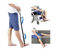 NEPPT Leg Lifter Strap Rigid Foot Lifter & Hand Grip - Elderly, Handicap, Disability, Pediatrics 37” Mobility Aids for Wheelchair, Bed, Car, Couch, Hip & Knee Replacement