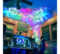 Neptten Cloud LED Lights for Ceiling. 3D Thunder Clouds Light Music Sync LED Storm Cotton Kits with Multicolor Changing Strip. Thundercloud DIY Set for Gaming Room & Basement décor