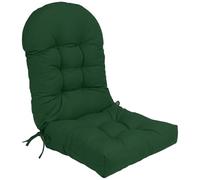 Neptuiby Rocking Chair Cushion, Thickened Adirondack Chair Cushion, High-Resilience Waterproof Pad for Indoor & Outdoor, 43.3x19.7 Inch, Green.