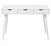 Neptun White 3 Drawer Office Desk