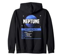 Neptune Facts - Planet Space Lover Solar System Zip Hoodie