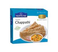 Neptune Frozen Chappathi 400g Soft, Freshly Prepared Indian Flatbread Made from Whole Wheat Flour Ready to Cook Rotis for Quick and Healthy Meals Pack of 1