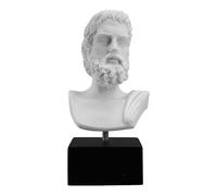 Neptune Poseidon Bust Statue - Greek Roman God Sculpture - Cast Marble Handmade in Greece - 8.26 in Classical Mythology Art