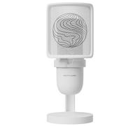 Neptune Sonus Gaming Microphone | Streaming Mic with Pop Filter for Vocal Clarity | Desktop Microphone for Streaming, Gaming, Recording, & Podcast | Microphone for PC with Type-C to USB Cable (White)