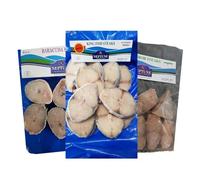 Neptune Steaks Combo - Frozen Baracuda Steaks 600g, Emperor Steaks 600g and King Fish Steaks 500g Freshly Frozen Seafood Ready to Cook Rich Flavor and Tender Texture Each Pack of 1