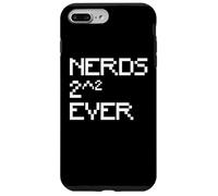 Nerd 2^2 Ever Nerdy For 4 Ever Maths Gag Word Game Geek Joke Case for iPhone 7 Plus/8 Plus