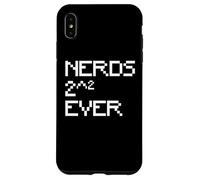 Nerd 2^2 Ever Nerdy For 4 Ever Maths Gag Word Game Geek Joke Case for iPhone XS Max