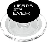 Nerd 2^2 Ever Nerdy For 4 Ever Maths Gag Word Game Geek Joke PopSockets PopGrip for MagSafe