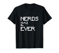 Nerd 2^2 Ever Nerdy for 4 Ever Maths Gag Word Game Geek Joke T-Shirt