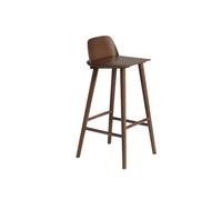 Muuto Nerd Barstool Stained dark brown