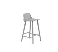 Muuto - Nerd Bar Stool 65 cm, Grey - Grey