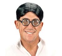 Nerd Centre Parting Wig for Fancy Dress Costumes & Outfits Accessory