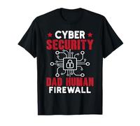 Nerd Computer Cyber Security DAD Human Firewall Coder T-Shirt
