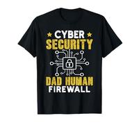 Nerd Computer Cyber Security DAD Human Firewall Coder T-Shirt