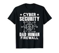 Nerd Computer Cyber Security DAD Human Firewall Coder T-Shirt