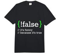 Nerd Computer False It's Funny Because It's True Computer Comfort Colors Adult Heavyweight T-Shirt