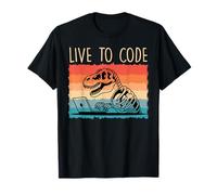 Nerd Computer Live to Code Funny Computer Science Coder T-Shirt