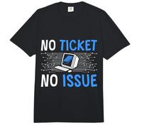 Nerd Computer NO Ticket NO Issue Funny Science Coder Comfort Colors Adult Heavyweight T-Shirt