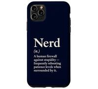 Nerd Definition Sarcastic Geek Humor for Scientists Life Case for iPhone 11 Pro Max