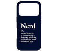 Nerd Definition Sarcastic Geek Humor for Scientists Life Case for iPhone 17 Pro