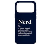 Nerd Definition Sarcastic Geek Humor for Scientists Life Case for iPhone 17 Pro Max