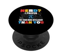 Nerd I Prefer The Term Speed Cubing Nerd Jokes Cubing Math PopSockets Adhesive PopGrip