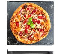 NerdChef Speed Steel - Steel Pizza Baking Stone | Built-in Handles | 3D Speed Heating Fins | Ultra Performance (.90" Thick)