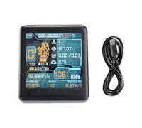 Nerdminer Bitcoin Miner, APKLVSR Nerd Miner NM Smart TV ESP32 BTC Solo Lottery Miner with Table Clock, Mini Bitcoin Miner 1060/S Hashrate Crypto Lottery Miner Compatible with Nerd Miner V2 (Black)