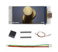 NerdMiner V2 Pro 78KH/s Bitcoin Solo Lottery BTC Miner Module Nerdminer V2 Mining Bitcoin T-Display ESP-S3 with 1.9 Inch TFT Display with WiFi/BLE 5.0 Compatible with NerdMiner V2