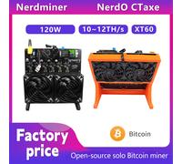 NerdOCTAXE 9.6~12TH/s Bitcoin Miner Open source blockchain virtual cryptocurrency miner with XT60 power supply Orange