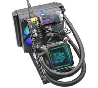 NerdQaxe++ Hydro 6TH/s Upgraded Rev 6.1 Bitcoin Miner, 100W 16.5J/TH Low Power Consumption, 2.4G WiFi & Silent Operation - Open Source Crypto Miner for BTC