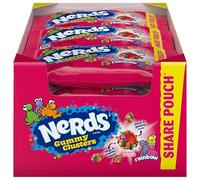Nerds Gummy Clusters Candy, Rainbow, 3ounce (Pack of 12)