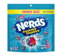 Nerds Gummy Clusters Candy, Very Berry, Resealable 18.5 Ounce Big Bag