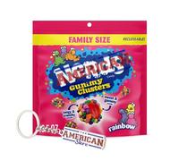 Nérds Gummy Clusters Rainbow I 18.50 oz (524g) I US Import I Includes The American Store Keyring