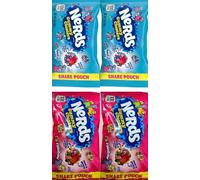 Nerds Gummy Clusters Share Pack 85g (3oz)(Very Berry-2 & Rainbow-2)| | Toatl 4