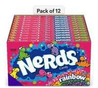 Nerds Rainbow Assorted Candy x12 American Sweets Retro USA Bulk Sweet Gift Box
