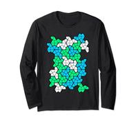 Nerdy Aperiodic Monotile Discovery Math Physics Teacher Long Sleeve T-Shirt