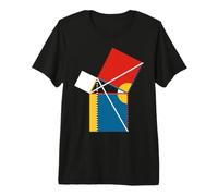 Nerdy Byrne's Pythagorean Theorem Geometry Math Teacher Wt Premium T-Shirt