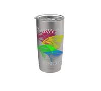 Nerdy Darwin's Finches Evolution Science Biology Teacher Stainless Steel Insulated Tumbler