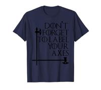 Nerdy Don't Forget to Label Your Axes Math Teacher Geek Bk T-Shirt