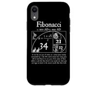 Nerdy Fibonacci Quote Golden Spiral Algebra Math Teacher Case for iPhone XR
