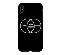 Nerdy Funny Venn Diagram Probability Statistics Math Teacher Case for iPhone XS Max