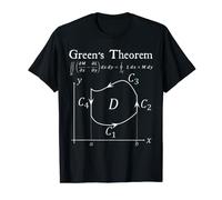 Nerdy Green's Theorem Calculus Math Teacher Calc Student Wht T-Shirt