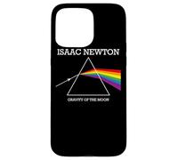 Nerdy Isaac Newton Prism Gravity of the Moon Rock Music Geek Case for iPhone 15 Pro Max