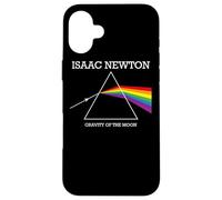 Nerdy Isaac Newton Prism Gravity of the Moon Rock Music Geek Case for iPhone 16 Plus